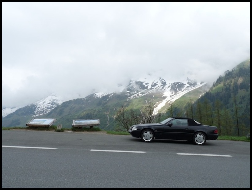 Grossglockner Hochalpenstrasse mercedes SL320 R129