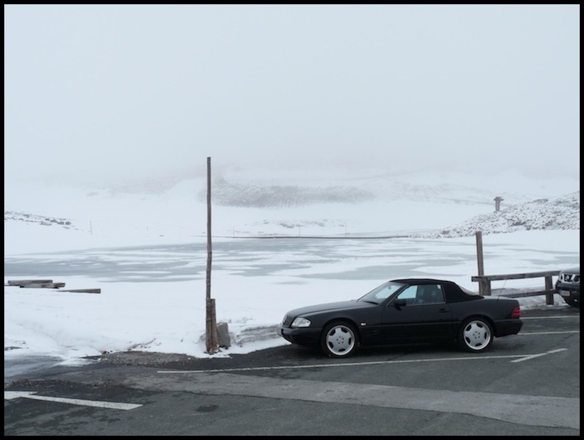 Grossglockner Hochalpenstrasse mercedes SL320 R129