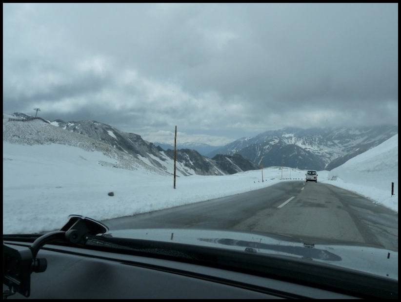 Grossglockner Hochalpenstrasse mercedes SL320 R129