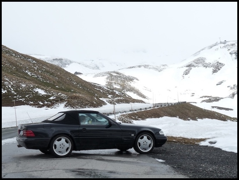 Grossglockner Hochalpenstrasse mercedes SL320 R129