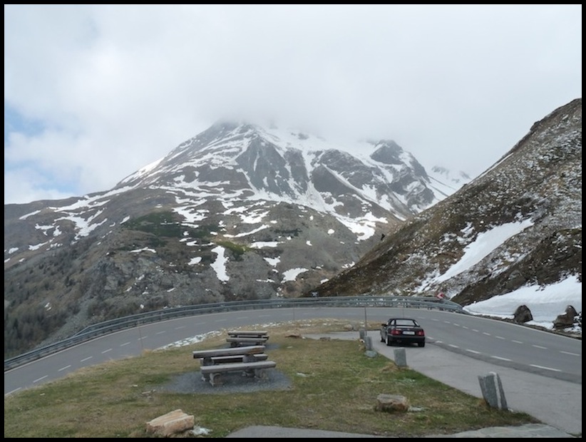 Grossglockner Hochalpenstrasse mercedes SL320 R129