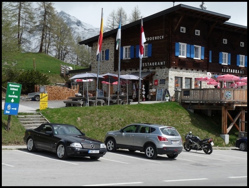 Grossglockner Hochalpenstrasse mercedes SL320 R129