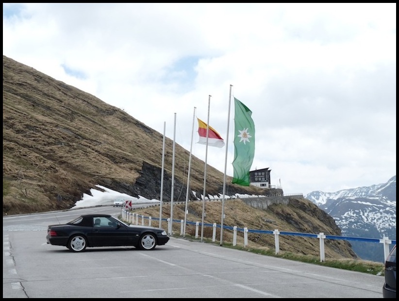 Grossglockner Hochalpenstrasse mercedes SL320 R129