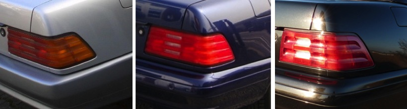 tail lights r129 zadní světla